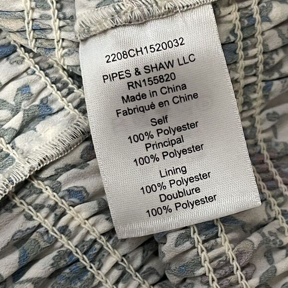 VERONICA BEARD Fahra Mini Dress Size 8 Multicolor NEW Smocked Ruffle Designer - Picture 13 of 15